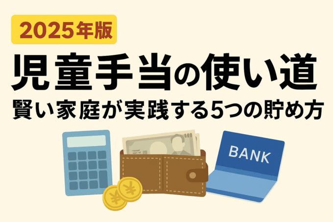 【2025年版】児童手当の使い道｜賢い家庭が実践する5つの貯め方と活用法